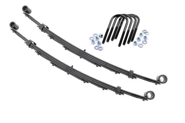 Picture of Front Leaf Springs 4 Inch Lift Pair 69-72 GMC Half-Ton Suburban 4WD Rough Country