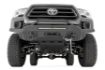 Picture of Front Bumper High Clearance Hybrid with 12000 Lb Pro Series Winch Synthetic Rope and 20 LED Light Bar 16-22 Toyota Tacoma Rough Country