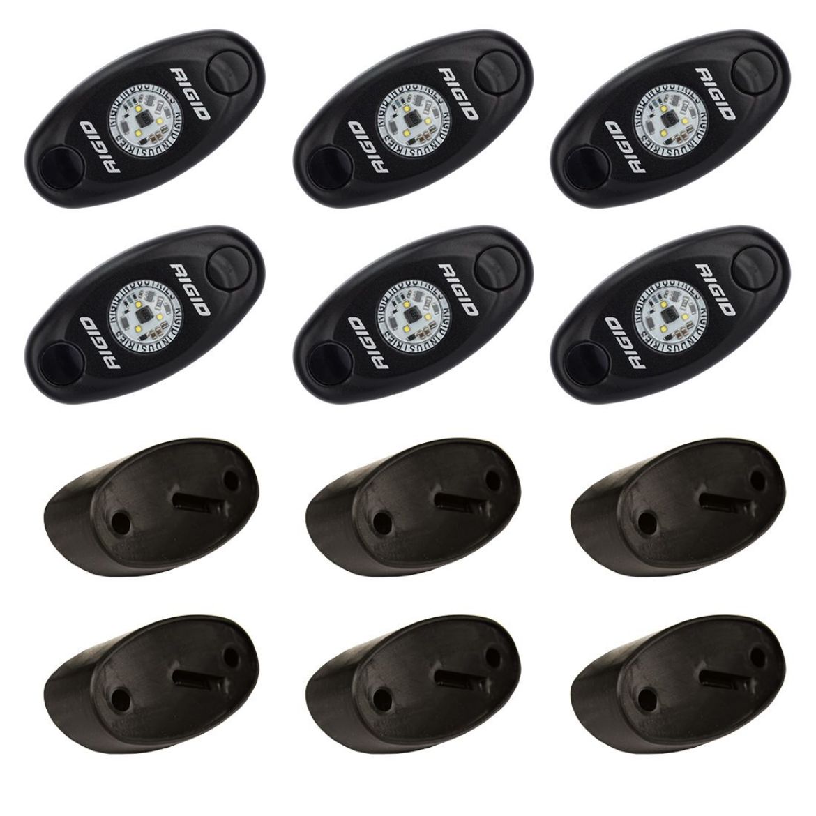 Picture of Rock Light Kit Amber Set of 6 Lights A-Series RIGID Industries