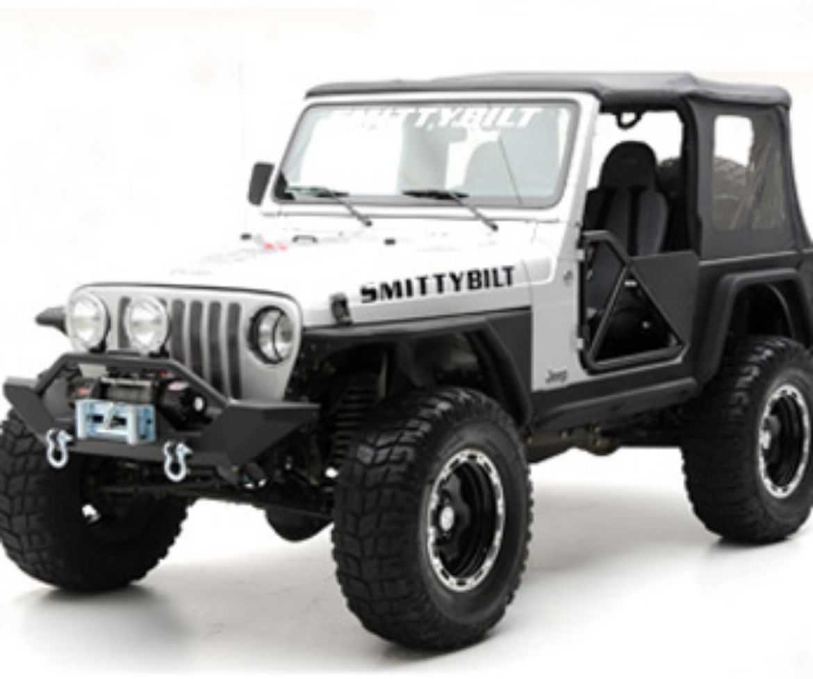 Picture of XRC Front Jeep JL Bumper w/ Stinger Winch Plate D-Rings 18-Present Jeep JL Wrangler Smittybilt