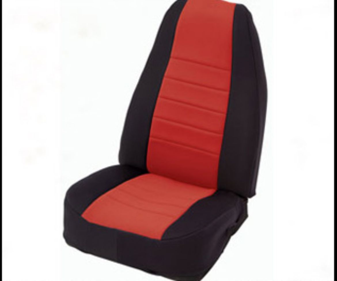 Picture of Neoprene Seat Cover Rear 2007 Wrangler JK Unlimited 4 Door Smittybilt