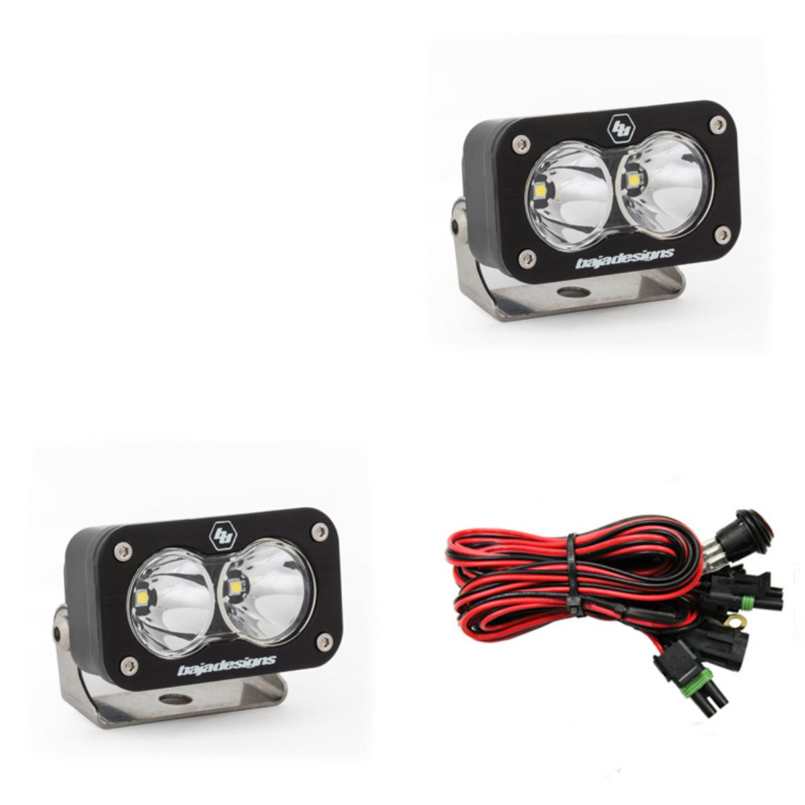 Picture of LED Work Light Clear Lens Pair S2 Sport Baja Designs