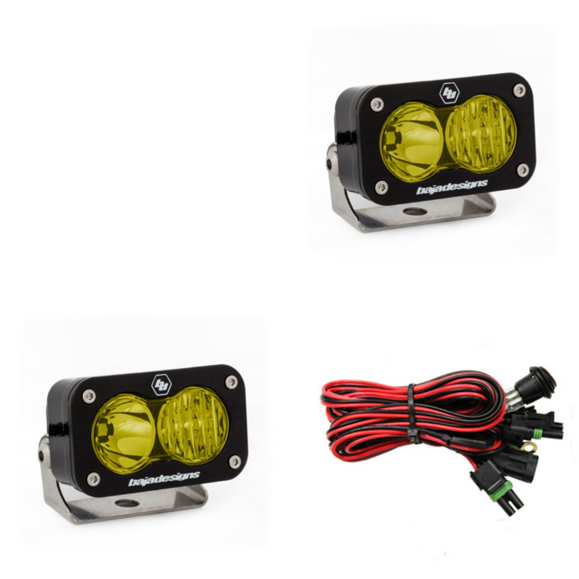 Picture of Wide Cornering LED Amber S2 Pro Pair Baja Designs