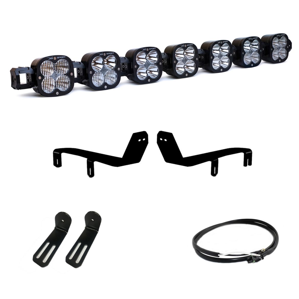 Picture of 7 XL Linkable LED Light Kit For 17-19 Ford Super Duty Baja Designs