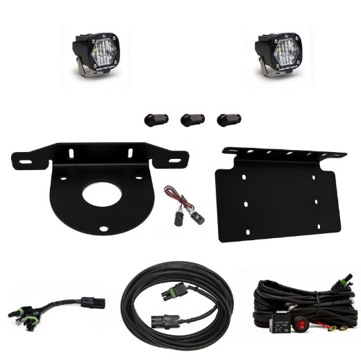 Picture of Ford Bronco Dual S1 W/C Reverse Kit w/Lic Plate Baja Designs