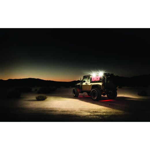 Picture of 4x4 115 Degree DC Power Scene Light White Housing Excludes 1 x 2 RIGID Industries