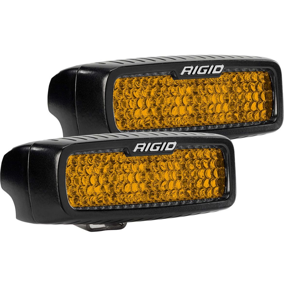 Picture of Diffused Rear Facing High/Low Surface Mount Yellow Pair SR-Q Pro RIGID Industries