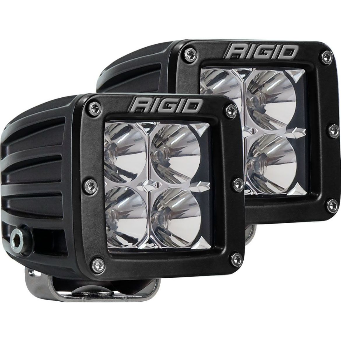 Picture of Flood Surface Mount Amber Pair D-Series Pro RIGID Industries