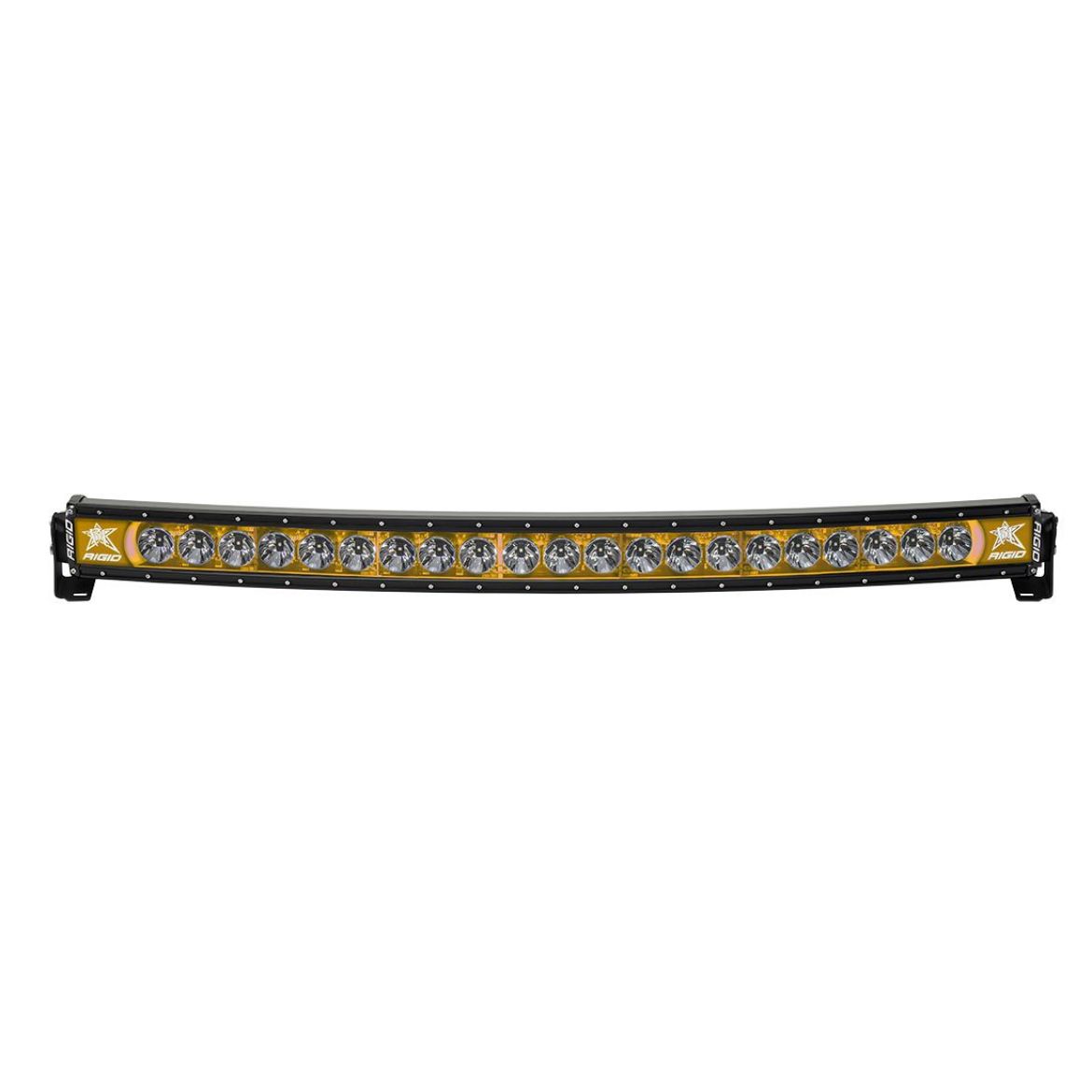 Picture of 40 Inch LED Light Bar Single Row Curved Amber Backlight Radiance Plus RIGID Industries