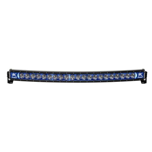 Picture of 40 Inch LED Light Bar Single Row Curved Blue Backlight Radiance Plus RIGID Industries