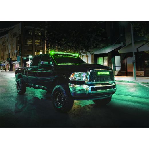 Picture of 40 Inch LED Light Bar Single Row Curved Blue Backlight Radiance Plus RIGID Industries
