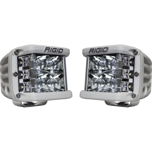 Picture of Spot Surface Mount White Housing Pair D-SS Pro RIGID Industries