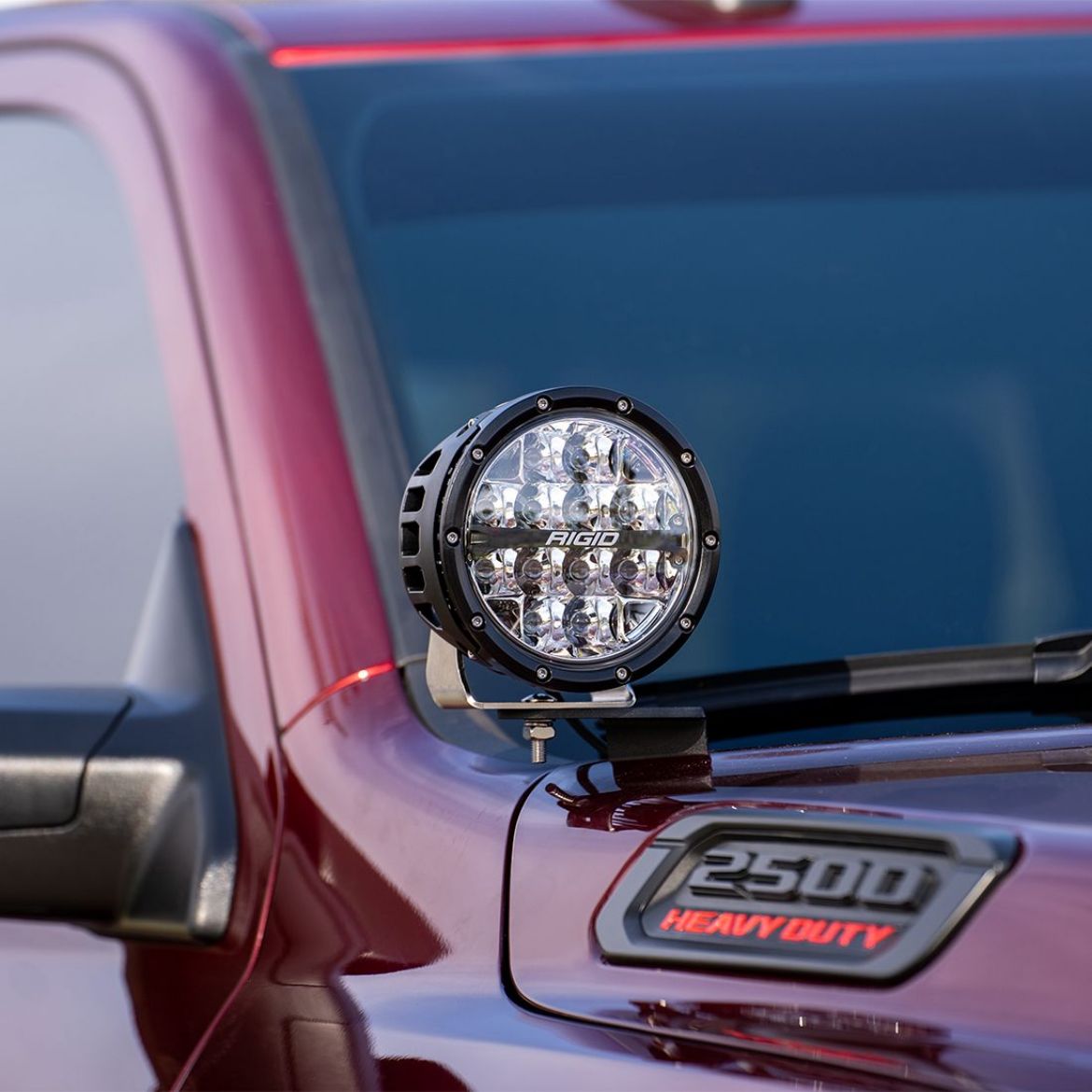Picture of 2019-Present Dodge RAM 2500/3500 A-Pillar 6 Inch 360-Series LED Light Kit RIGID Industries