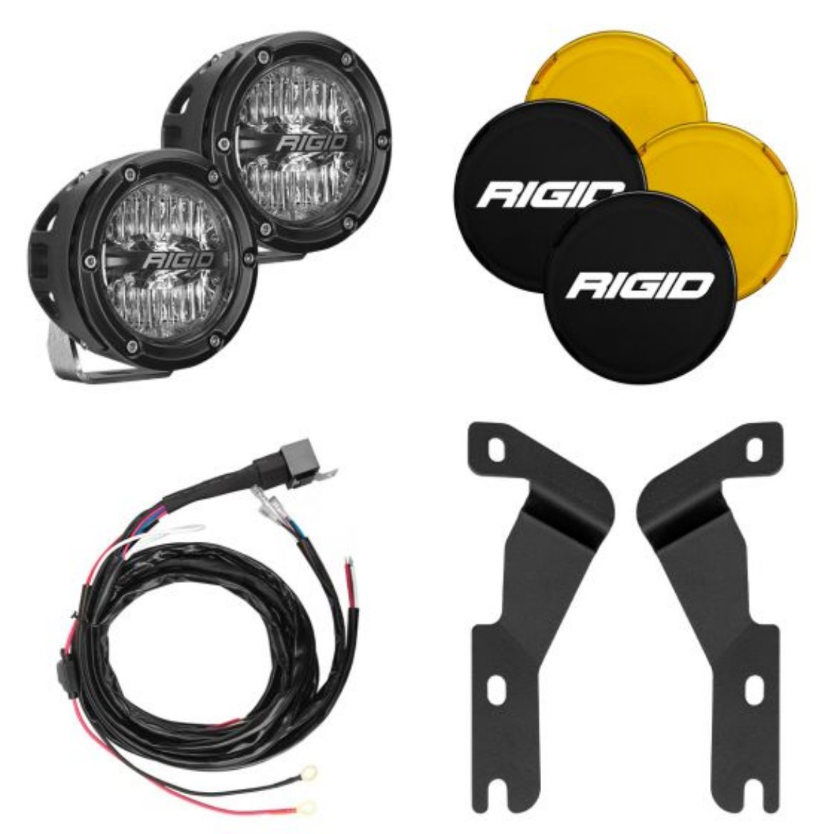 Picture of 2016-2020 Toyota Tacoma A-Pillar Light Kit, Includes 4 Inch 360-Series Drive RIGID Industries