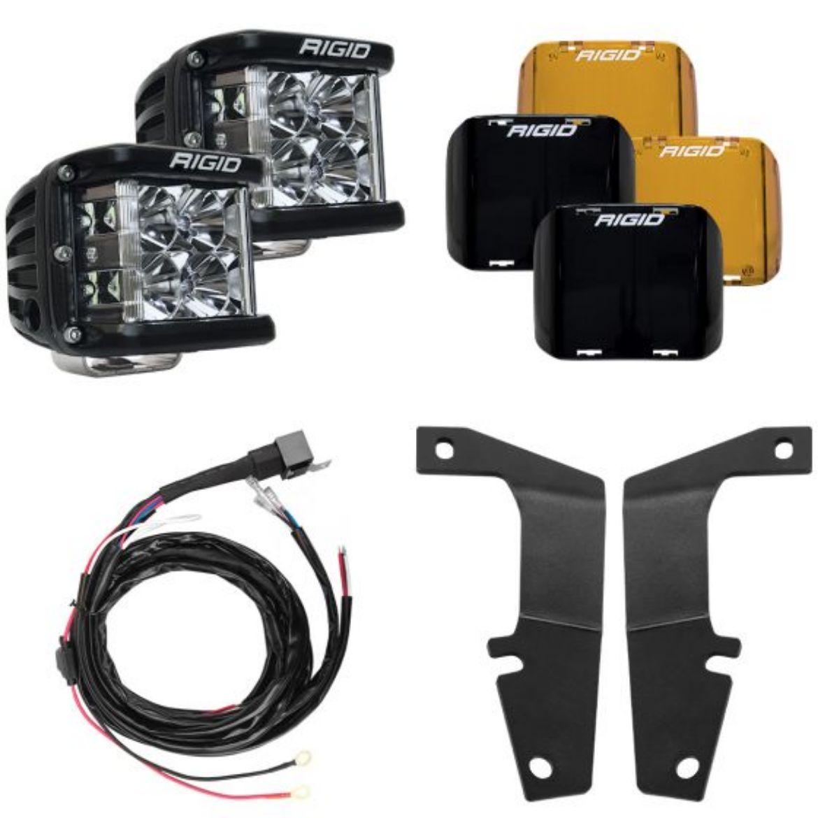 Picture of 2014-2020 Toyota Tundra A-Pillar Light Kit, Includes D-SS Flood RIGID Industries