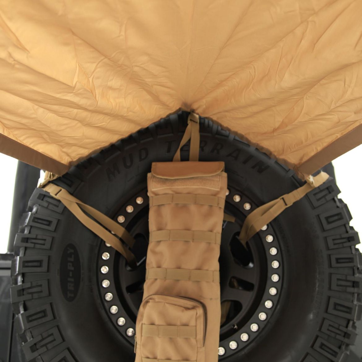 Picture of Gear Trail Shade 10 X 6 Fits Up To A 37 Inch Tire Coyote Tan Smittybilt