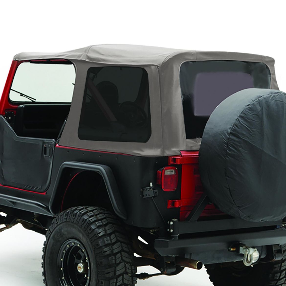 Picture of Soft Top 87-95 Wrangler YJ OEM Replacement W/Tinted Windows Smittybilt