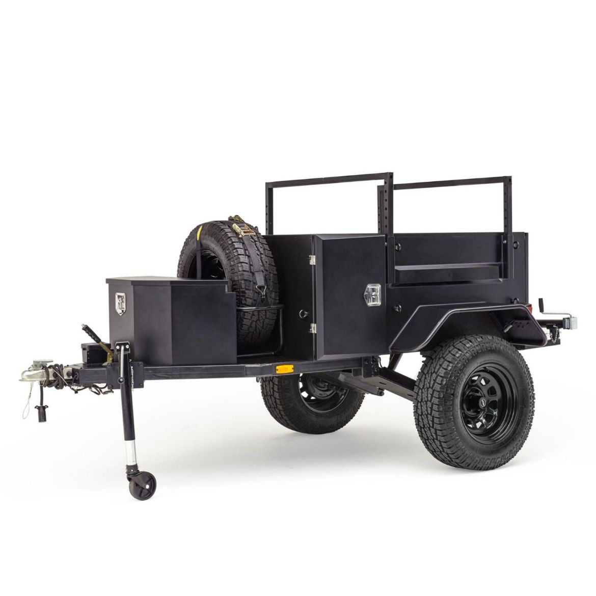 Picture of Scout Trailer Kit for Off Grid Overlanding w/ Wheels and Tires Black Smittybilt