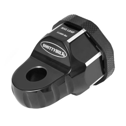 Picture of Winch Shackle Aluminum For 3/4 Inch and 7/8 Inch D-Rings Black Powdercoat Smittybilt