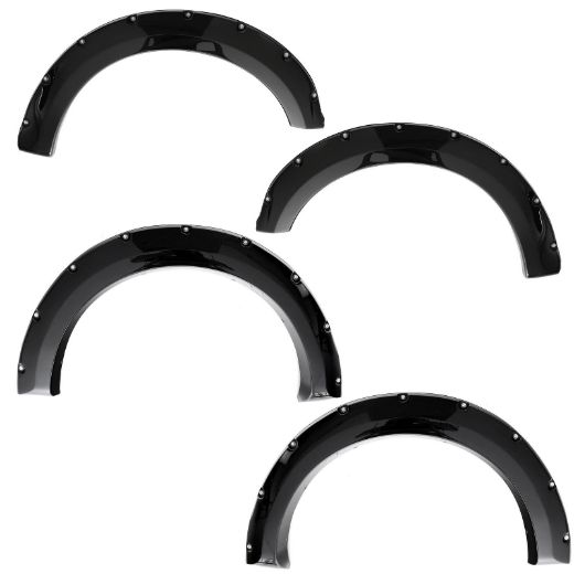 Picture of F-150 Color-Matched Fender Flares 18-Pres F-150 Shadow Black Set of 4 Smittybilt
