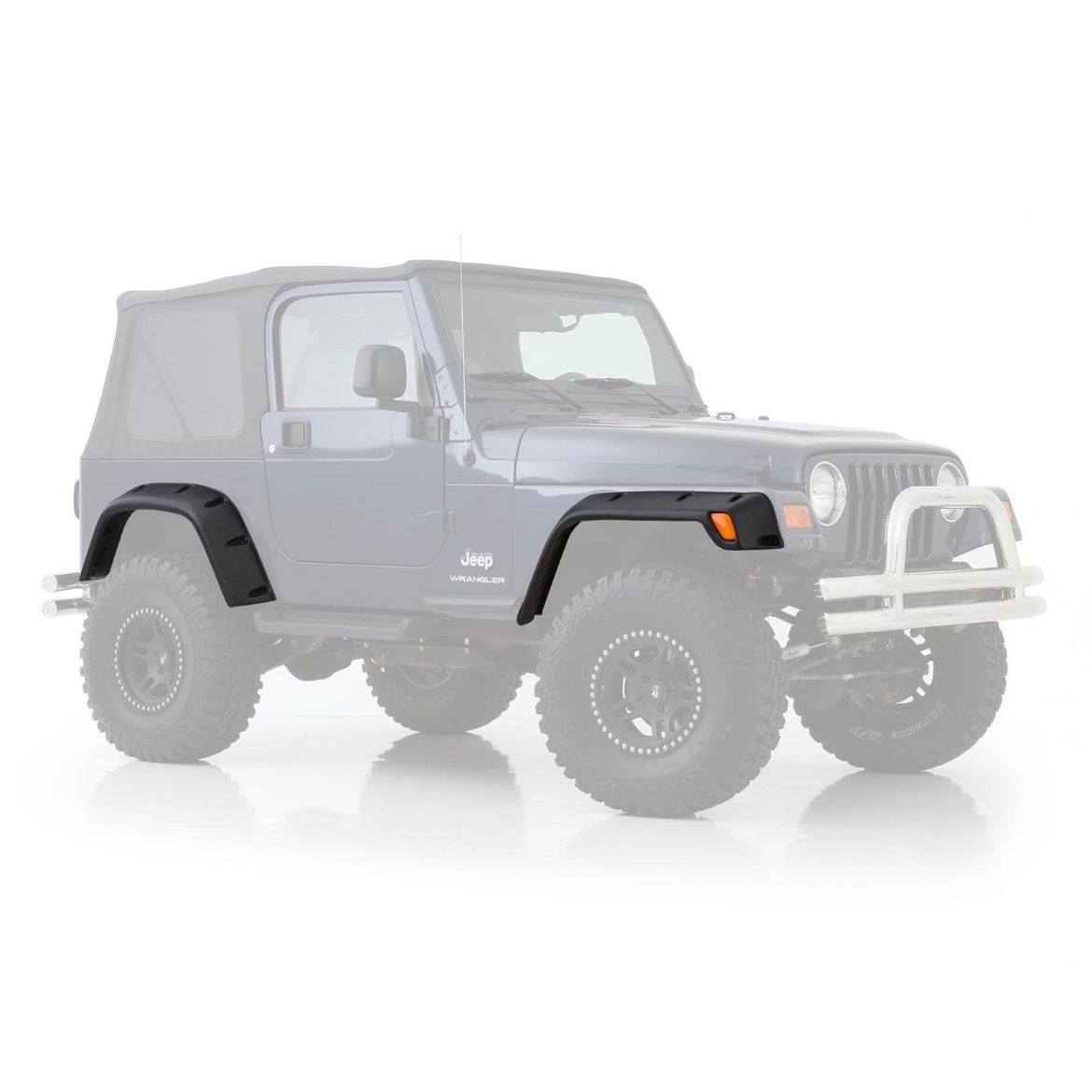 Picture of Jeep TJ Front Fender Flare 6 Inch 97-06 Wrangler TJ Driver Side Paintable Each Smittybilt