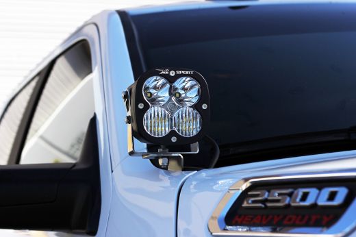 Picture of Dodge Ram LED Light Pods For Ram 2500/3500 19-On A-Pillar Kits XL Pro Driving Combo Baja Designs