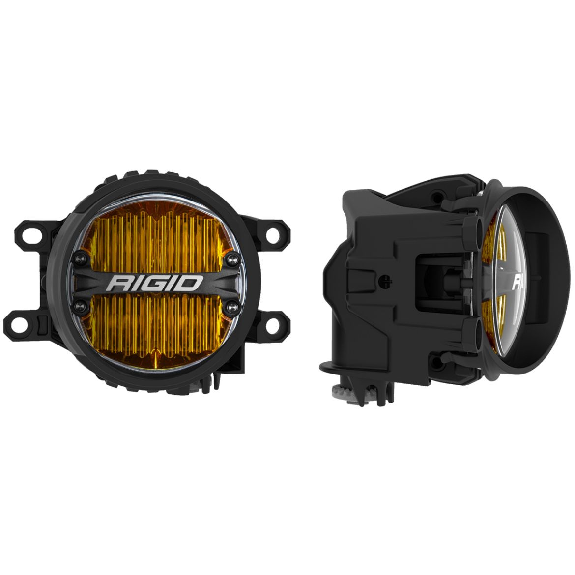 Picture of Toyota Fog Mount Kit For 10-20 Tundra/4Runner 16-20 Tacoma With 1 Set 360-Series 4.0 Inch SAE Yellow Lights RIGID Industries