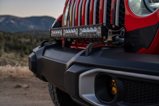Picture of Jeep JL/JT 30 Inch OnX6+ Light Bar Kit w/Upfitter Baja Designs