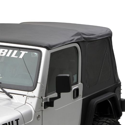 Picture of Jeep TJ Replacement Soft Top w/Tinted Windows 1997-2006 Wrangler TJ Black Diamond Smittybilt