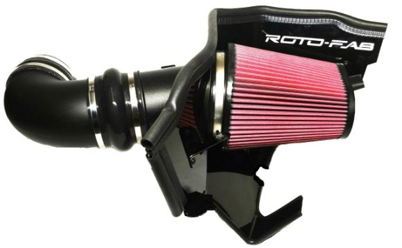 Cold Air Intake 2016-22 Camaro SS With Heartbeat S/C Oiled Filter Roto-fab