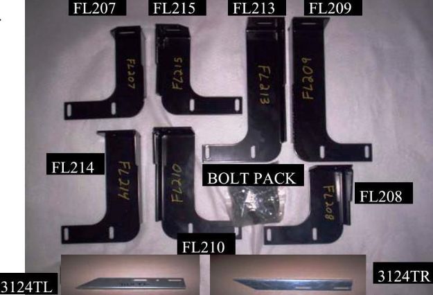 Picture of 3193-01 Bracket Kit (Must Order Separately) 11-14 Silverado/Sierra 2500 HD/3500 HD W/Diesel Heavy Gauge Steel Black Owens Products
