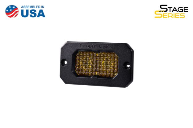 Picture of Stage Series C2 2 Inch LED Pod Pro Yellow Flood Flush ABL Diode Dynamics
