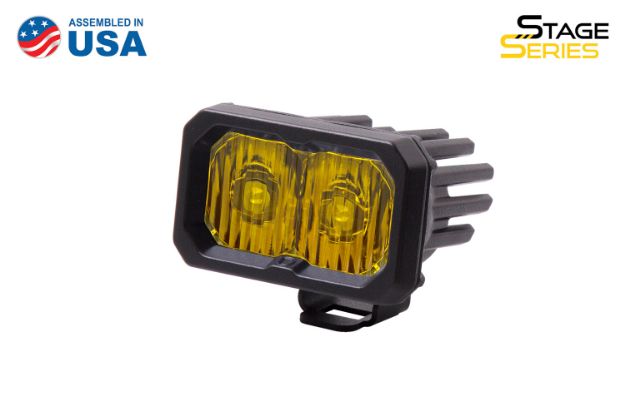 Picture of Stage Series C2 2 Inch LED Pod Sport Yellow Driving Standard ABL Diode Dynamics