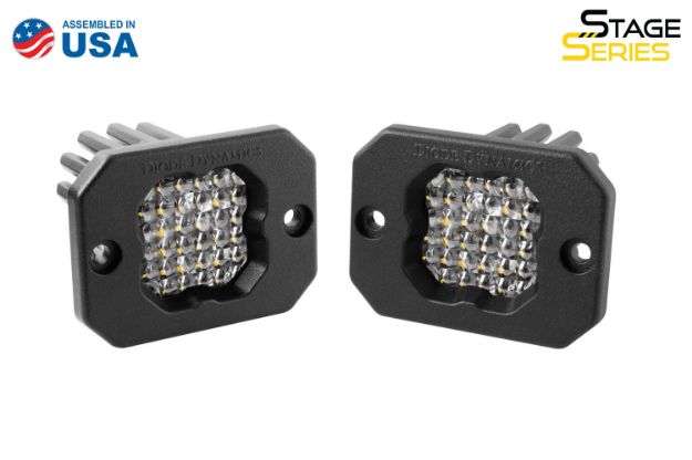 Picture of Stage Series C1 LED Pod Pro White Flood Flush ABL Pair Diode Dynamics