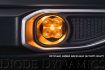 Picture of SS3 LED Fog Light Kit for 2018-2021 Jeep JL Wrangler Yellow SAE Fog Max w/ Backlight Type MS Bracket Kit Diode Dynamics