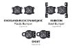 Picture of SS3 LED Fog Light Kit for 2020-2021 Jeep Gladiator White SAE/DOT Driving Pro w/ Backlight Type M Bracket Kit Diode Dynamics