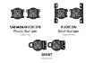 Picture of SS3 LED Fog Light Kit for 2018-2021 Jeep JL Wrangler White SAE Fog Sport w/ Backlight Type M Bracket Kit Diode Dynamics