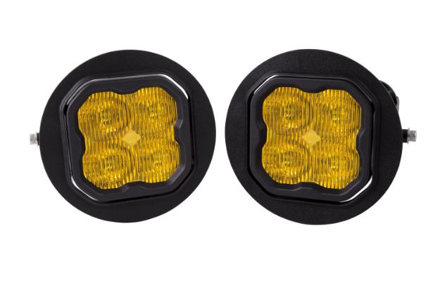 Picture of SS3 LED Fog Light Kit for 2011-2014 Ford F-150 Yellow SAE Fog Max w/ Backlight Diode Dynamics