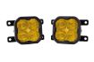Picture of SS3 LED Fog Light Kit for 2009-2014 Ford Focus Yellow SAE Fog Sport w/ Backlight Diode Dynamics