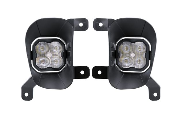 Picture of SS3 LED Fog Light Kit for 2013-2018 Ram 1500 White SAE Fog Max w/ Backlight Diode Dynamics