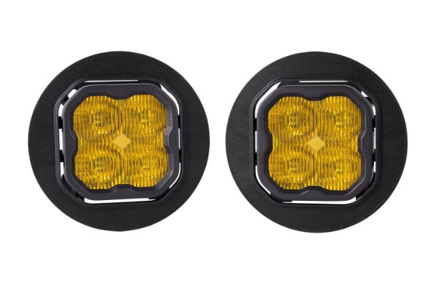 Picture of SS3 LED Fog Light Kit for 2005-2009 Subaru Outback Yellow SAE Fog Max w/ Backlight Diode Dynamics