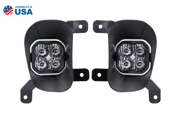 Picture of SS3 LED Fog Light Kit for 2019-2021 Ram 1500 Classic White SAE/DOT Driving Pro Diode Dynamics
