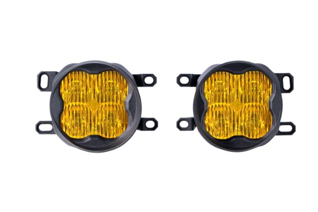 Picture of SS3 LED Fog Light Kit for 2018-2020 Toyota Sienna, Yellow SAE Fog Max with Backlight Diode Dynamics