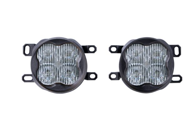 Picture of SS3 LED Fog Light Kit for 2012-2014 Toyota Prius, White SAE Fog Pro with Backlight Diode Dynamics