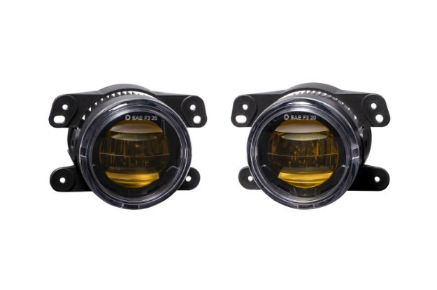 Picture of Elite Series Fog Lamps for 2011-2013 Jeep Grand Cherokee Pair Yellow 3000K Diode Dynamics