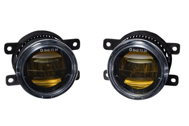 Picture of Elite Series Fog Lamps for 2013-2015 Honda Crosstour Pair Yellow 3000K Diode Dynamics