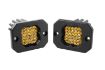 Picture of Stage Series C1 LED Pod Sport Yellow Flood Flush ABL Pair Diode Dynamics