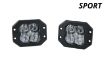 Picture of SS3 Sport WBL White SAE Driving Flush Pair Diode Dynamics