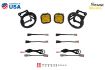 Picture of SS3 LED Fog Light Kit for 2005-2009 Subaru Outback Yellow SAE Fog Max w/ Backlight Diode Dynamics