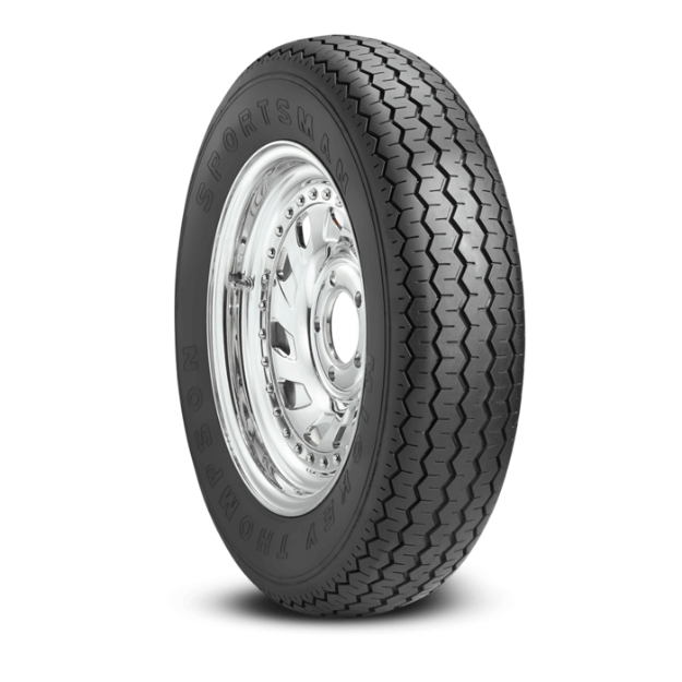 Picture of Sportsman Front 15.0 Inch Black Sidewall Racing Bias Tire Mickey Thompson